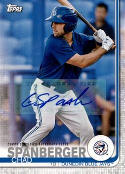 2019 Topps Pro Debut - Autographs #153 Chad Spanberger Front
