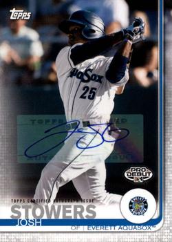 2019 Topps Pro Debut - Autographs #198 Josh Stowers Front