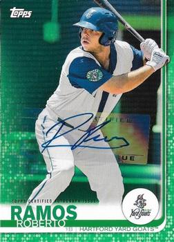 2019 Topps Pro Debut - Autographs Green #189 Roberto Ramos Front