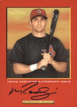 2005 Topps Turkey Red - Autographs Red #TRA-MRO Mike Rodriguez Front