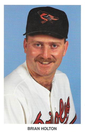 1989 Baltimore Orioles Postcards #NNO Brian Holton Front