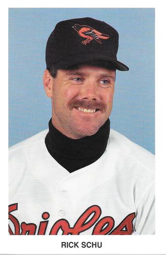 1989 Baltimore Orioles Postcards #NNO Rick Schu Front