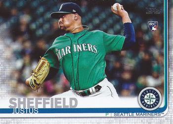 2019 Topps Update #US123 Justus Sheffield Front