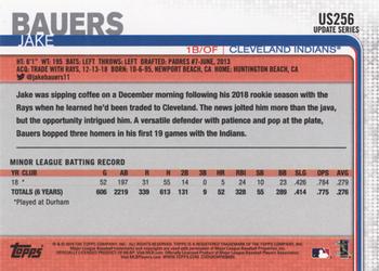 2019 Topps Update #US256 Jake Bauers Back
