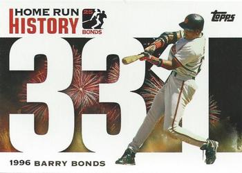 2005 Topps Updates & Highlights - Barry Bonds Home Run History #BB 331 Barry Bonds Front
