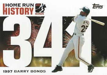 2005 Topps Updates & Highlights - Barry Bonds Home Run History #BB 341 Barry Bonds Front