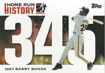 2005 Topps Updates & Highlights - Barry Bonds Home Run History #BB 345 Barry Bonds Front