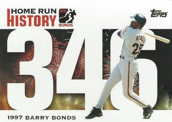 2005 Topps Updates & Highlights - Barry Bonds Home Run History #BB 346 Barry Bonds Front