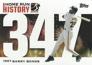 2005 Topps Updates & Highlights - Barry Bonds Home Run History #BB 347 Barry Bonds Front