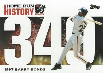2005 Topps Updates & Highlights - Barry Bonds Home Run History #BB 349 Barry Bonds Front