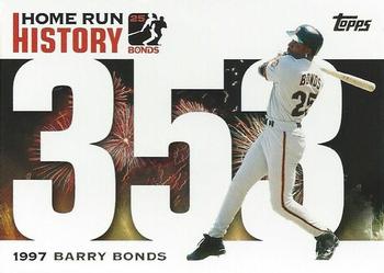 2005 Topps Updates & Highlights - Barry Bonds Home Run History #BB 353 Barry Bonds Front