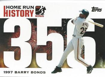 2005 Topps Updates & Highlights - Barry Bonds Home Run History #BB 356 Barry Bonds Front