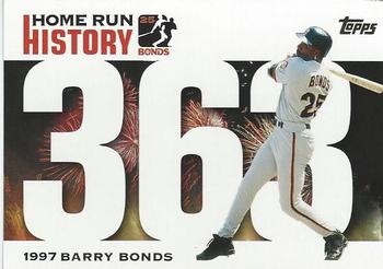 2005 Topps Updates & Highlights - Barry Bonds Home Run History #BB 363 Barry Bonds Front