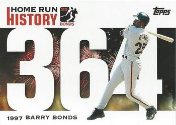 2005 Topps Updates & Highlights - Barry Bonds Home Run History #BB 364 Barry Bonds Front
