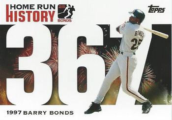 2005 Topps Updates & Highlights - Barry Bonds Home Run History #BB 367 Barry Bonds Front