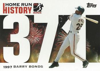 2005 Topps Updates & Highlights - Barry Bonds Home Run History #BB 371 Barry Bonds Front