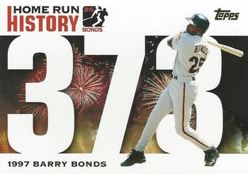 2005 Topps Updates & Highlights - Barry Bonds Home Run History #BB 373 Barry Bonds Front