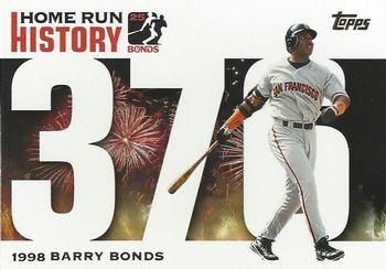2005 Topps Updates & Highlights - Barry Bonds Home Run History #BB 376 Barry Bonds Front