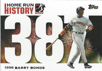 2005 Topps Updates & Highlights - Barry Bonds Home Run History #BB 387 Barry Bonds Front