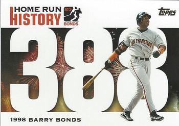 2005 Topps Updates & Highlights - Barry Bonds Home Run History #BB 388 Barry Bonds Front