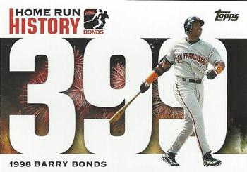 2005 Topps Updates & Highlights - Barry Bonds Home Run History #BB 399 Barry Bonds Front