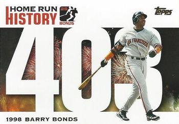 2005 Topps Updates & Highlights - Barry Bonds Home Run History #BB 403 Barry Bonds Front