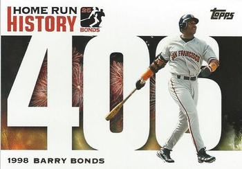 2005 Topps Updates & Highlights - Barry Bonds Home Run History #BB 406 Barry Bonds Front