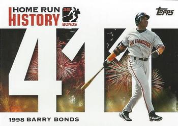 2005 Topps Updates & Highlights - Barry Bonds Home Run History #BB 411 Barry Bonds Front
