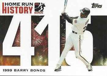 2005 Topps Updates & Highlights - Barry Bonds Home Run History #BB 415 Barry Bonds Front