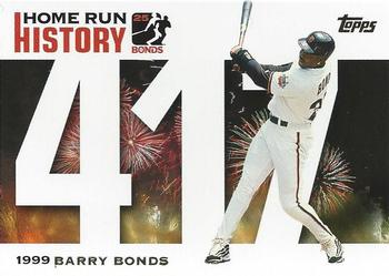 2005 Topps Updates & Highlights - Barry Bonds Home Run History #BB 417 Barry Bonds Front