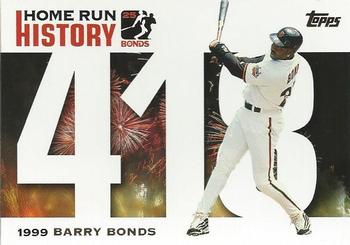 2005 Topps Updates & Highlights - Barry Bonds Home Run History #BB 418 Barry Bonds Front