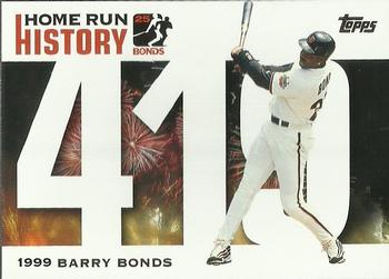 2005 Topps Updates & Highlights - Barry Bonds Home Run History #BB 419 Barry Bonds Front