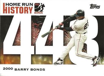 2005 Topps Updates & Highlights - Barry Bonds Home Run History #BB 448 Barry Bonds Front