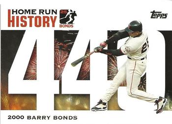 2005 Topps Updates & Highlights - Barry Bonds Home Run History #BB 449 Barry Bonds Front
