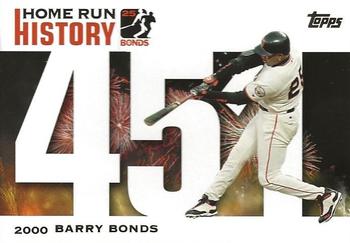 2005 Topps Updates & Highlights - Barry Bonds Home Run History #BB 451 Barry Bonds Front