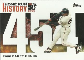 2005 Topps Updates & Highlights - Barry Bonds Home Run History #BB 454 Barry Bonds Front
