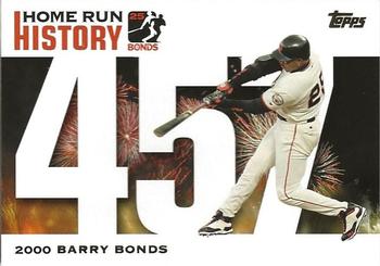 2005 Topps Updates & Highlights - Barry Bonds Home Run History #BB 457 Barry Bonds Front