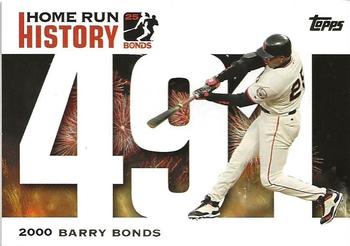 2005 Topps Updates & Highlights - Barry Bonds Home Run History #BB 491 Barry Bonds Front