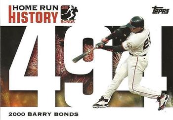 2005 Topps Updates & Highlights - Barry Bonds Home Run History #BB 494 Barry Bonds Front