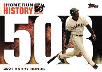 2005 Topps Updates & Highlights - Barry Bonds Home Run History #BB 503 Barry Bonds Front