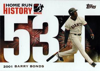 2005 Topps Updates & Highlights - Barry Bonds Home Run History #BB 531 Barry Bonds Front