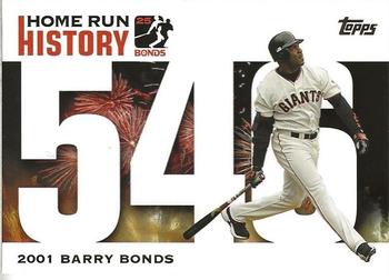 2005 Topps Updates & Highlights - Barry Bonds Home Run History #BB 546 Barry Bonds Front