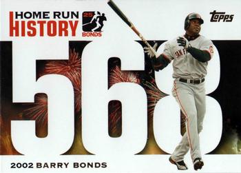 2005 Topps Updates & Highlights - Barry Bonds Home Run History #BB 568 Barry Bonds Front