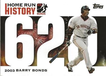 2005 Topps Updates & Highlights - Barry Bonds Home Run History #BB 620 Barry Bonds Front