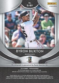 2019 Panini Prizm - Signatures #S-BY Byron Buxton Back