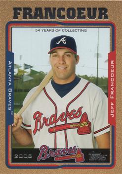 2005 Topps Updates & Highlights - Gold #UH2 Jeff Francoeur Front