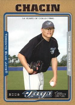2005 Topps Updates & Highlights - Gold #UH16 Gustavo Chacin Front