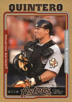 2005 Topps Updates & Highlights - Gold #UH18 Humberto Quintero Front