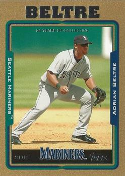 2005 Topps Updates & Highlights - Gold #UH25 Adrian Beltre Front