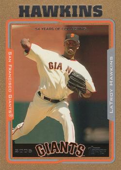 2005 Topps Updates & Highlights - Gold #UH46 LaTroy Hawkins Front